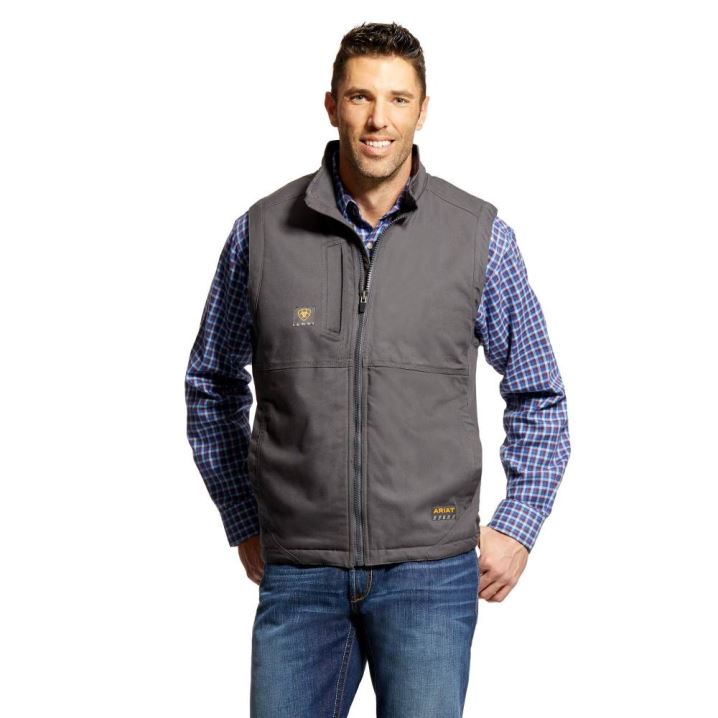 Ariat Rebar DuraCanvas Vest Grau | eX9BRfWx