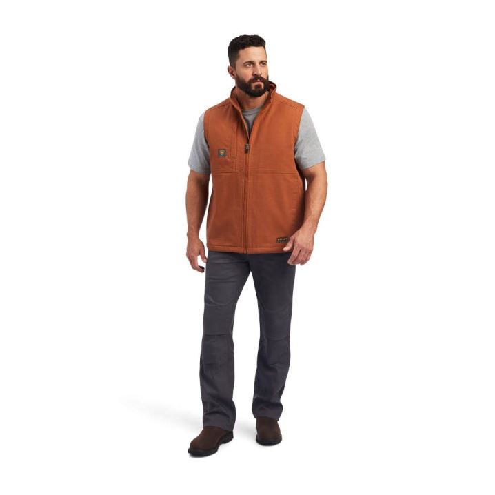 Ariat Rebar DuraCanvas Vest Kupfer | OyK9MiKM