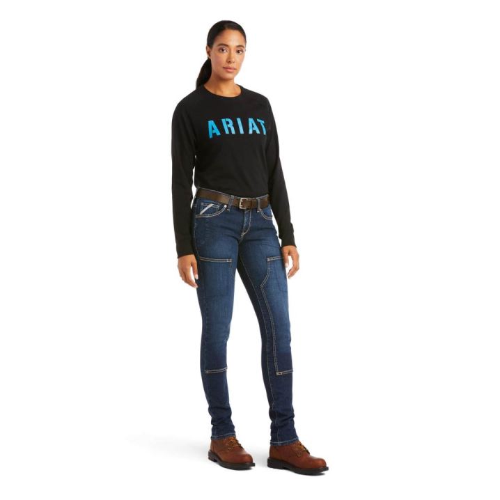 Ariat Rebar DuraStretch Riveter Double Front Straight Jean Riveter | r6wcnaPb