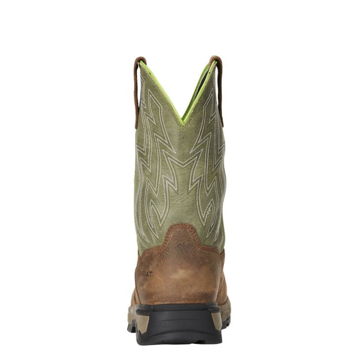 Ariat Rebar Flex Western Wasserdichte Arbeits Boot Braun | IrIyRQL3