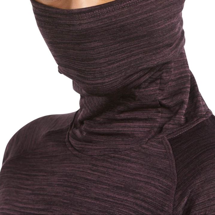 Ariat Rebar Gridwork Balaclava Baselayer Lila | 61X8THg6