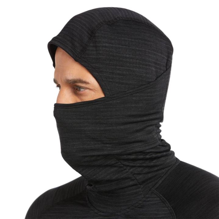 Ariat Rebar Gridwork Balaclava Baselayer Schwarz | dgNwRVpY