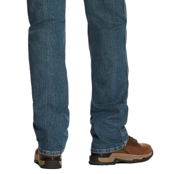 Ariat Rebar M4 Relaxed DuraStretch Basic Boot Cut Jean Carbine | 75C6TjDE