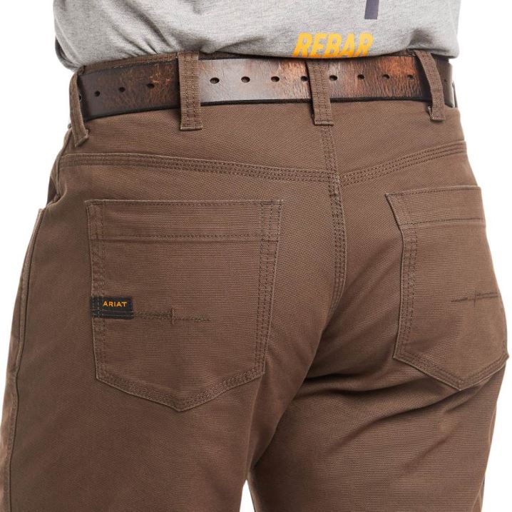 Ariat Rebar M4 Relaxed DuraStretch Made Tough Stackable Straight Leg Pant Wren | qnreF1po