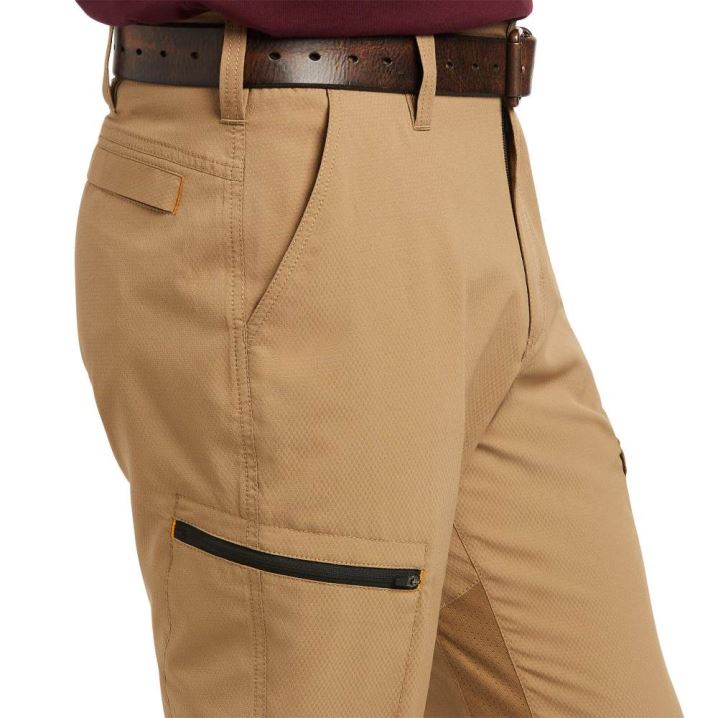 Ariat Rebar M5 Straight Arbeits Flow Ultralight Straight Leg Pant Khaki | krBA79E1