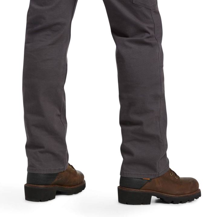 Ariat Rebar M7 Slim DuraStretch Made Tough Double Front Straight Pant Grau | zCOyt5kl