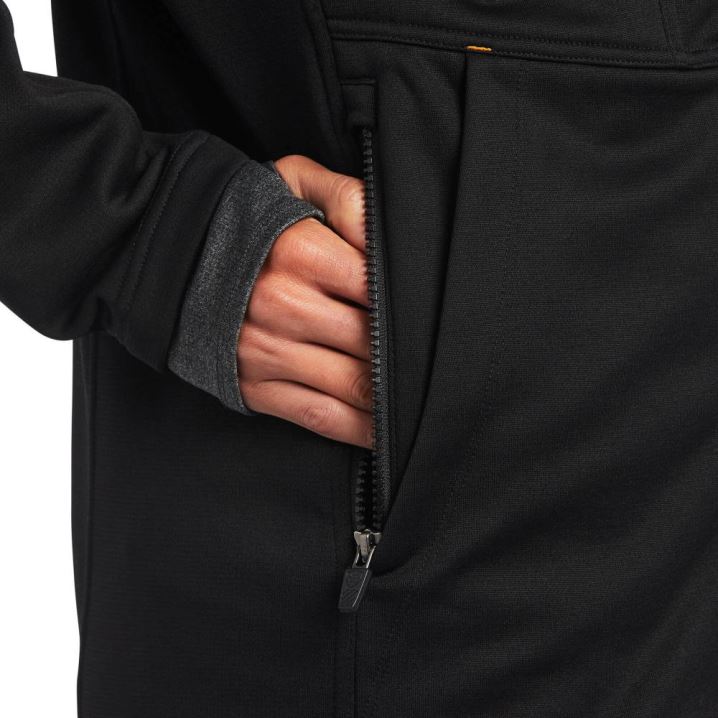 Ariat Rebar Polartec Elite Full Zip Sweatshirt Schwarz | cxHUSzxT