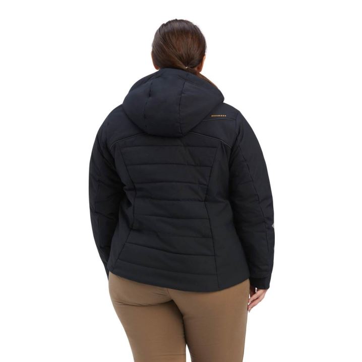 Ariat Rebar Valkyrie Stretch Canvas Insulated Jacket Schwarz | DFb1owfR