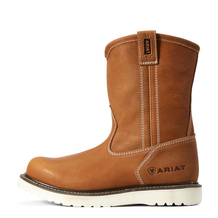 Ariat Rebar Wedge Arbeits Boot Gold | ey11LZxJ