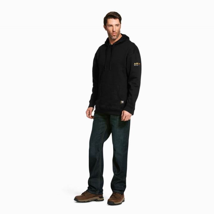 Ariat Rebar Workman Hoodie Schwarz | 6BiWbPSR