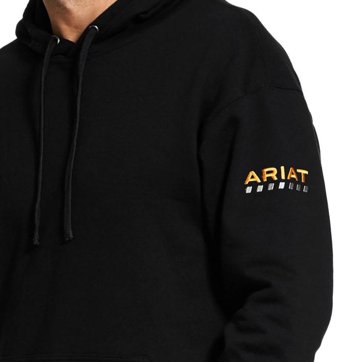 Ariat Rebar Workman Hoodie Schwarz | 6BiWbPSR