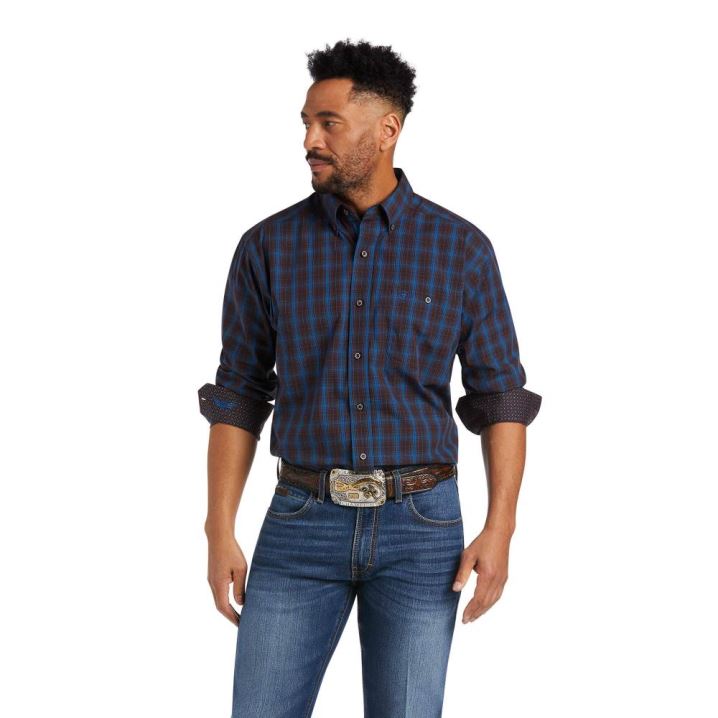 Ariat Relentless Control Stretch Klassische Fit Shirt Braun | q9tixJcR