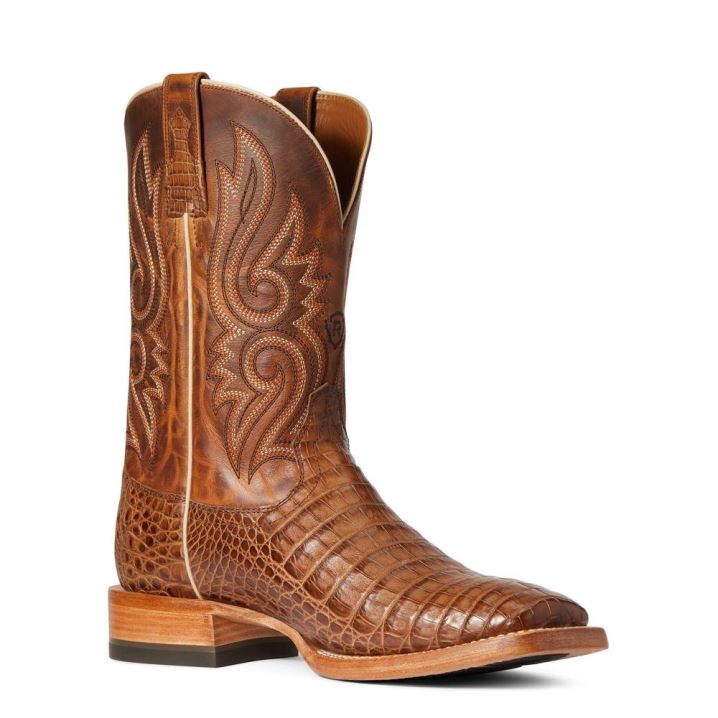 Ariat Relentless Denton Western Boot Beige | rKcIdmeJ