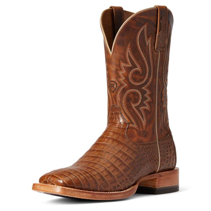 Ariat Relentless Denton Western Boot Beige | rKcIdmeJ