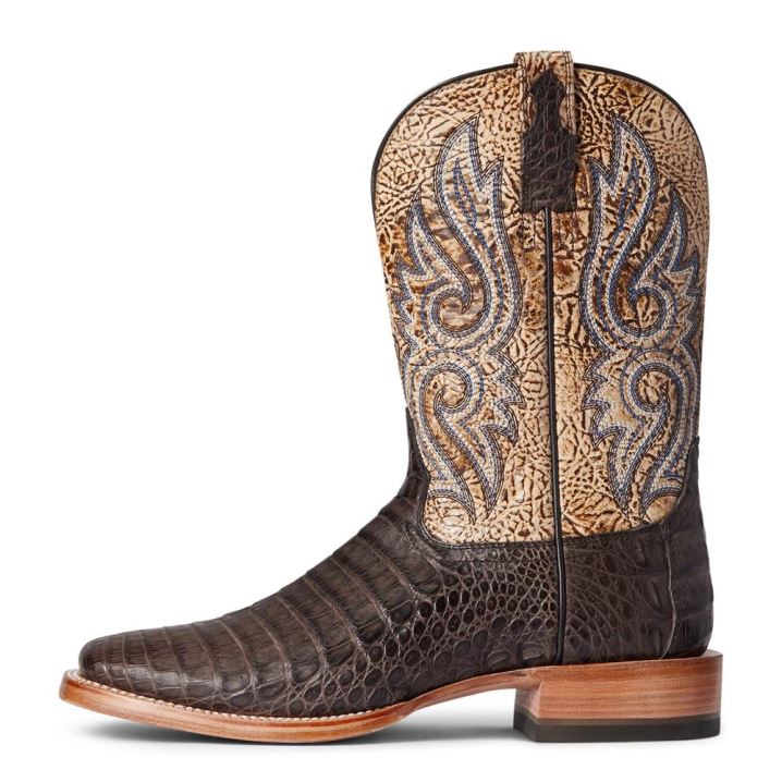 Ariat Relentless Denton Western Boot Schokolade | XNsYJWCx