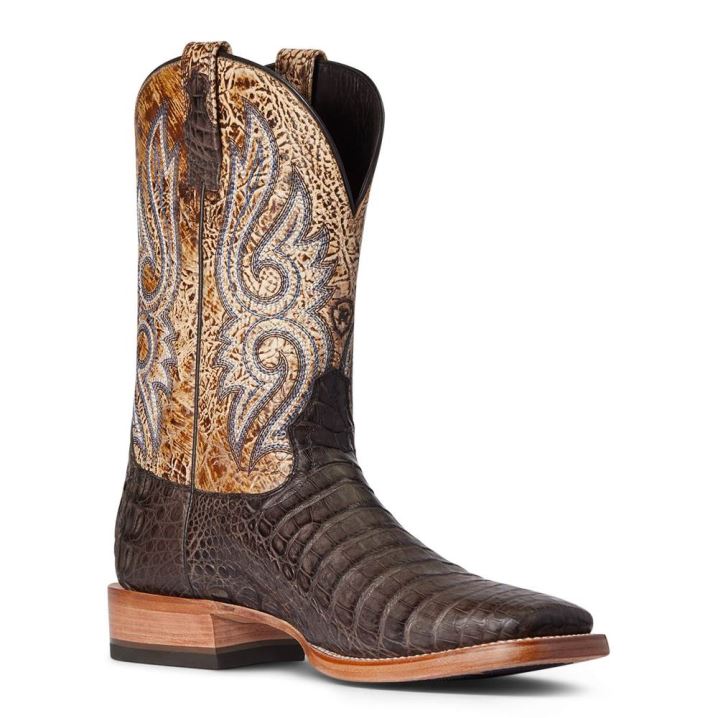 Ariat Relentless Denton Western Boot Schokolade | XNsYJWCx