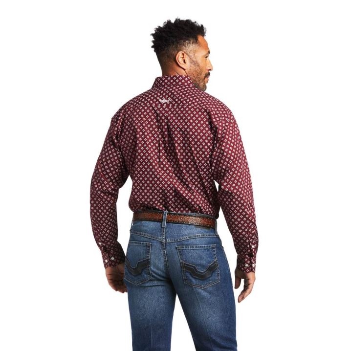 Ariat Relentless Inferno Stretch Klassische Fit Shirt Zinfandel | nB5rL7xO