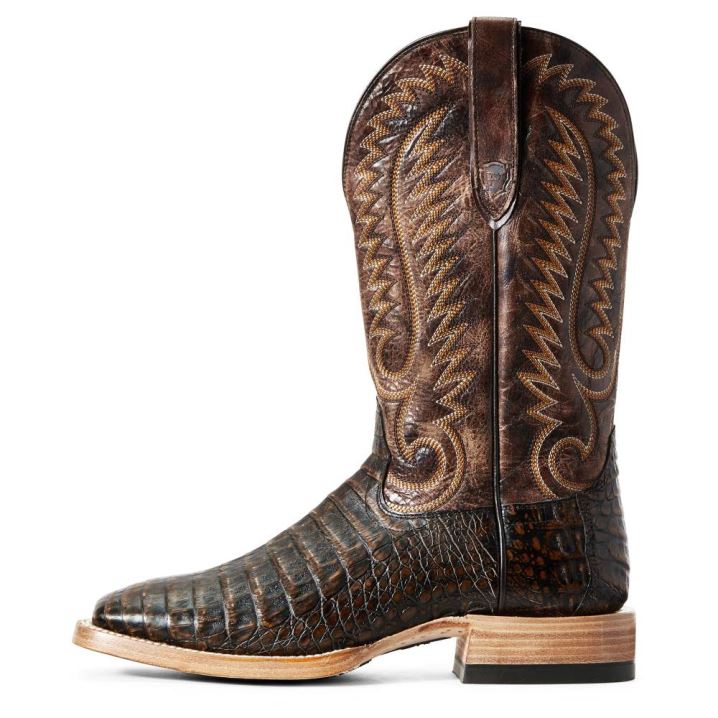 Ariat Relentless Pro Western Boot Toffee Caiman Belly | 4lYocoiM