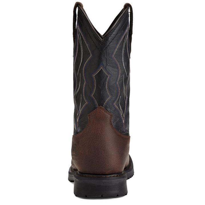 Ariat RigTek Weite Square Kappe Wasserdichte Composite Kappe Arbeits Boot Braun | NdzENRi7