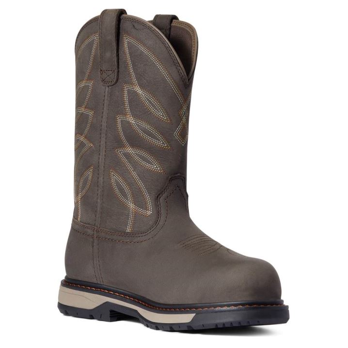 Ariat Riveter CSA Glacier Grip Wasserdichte 400g Composite Kappe Arbeits Boot Dunkel | Fmgcw58Z