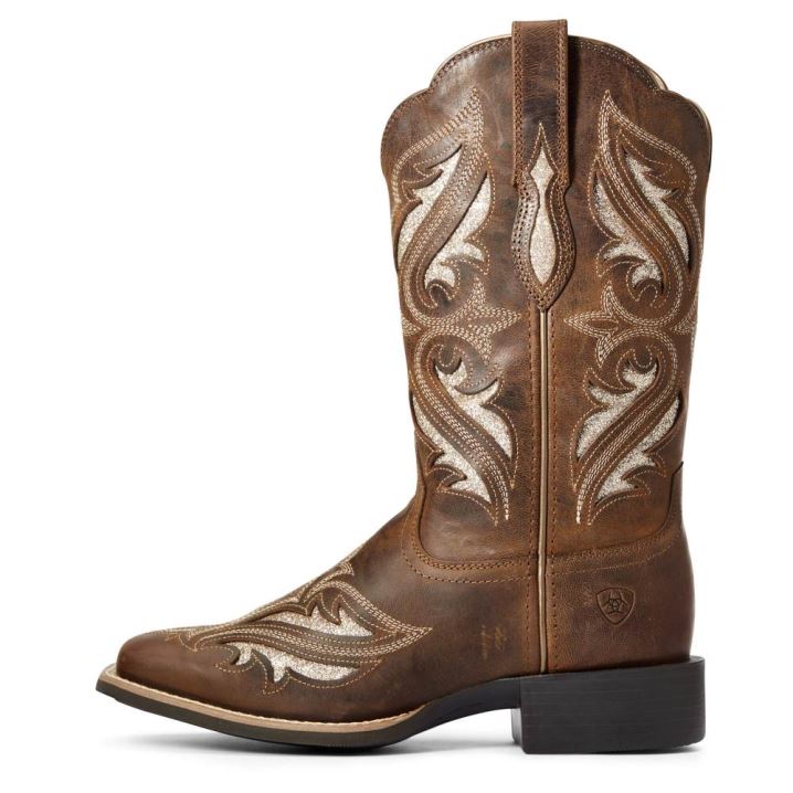 Ariat Round Up Bliss Western Boot Braun | jDIuuBuN