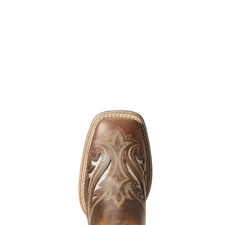 Ariat Round Up Bliss Western Boot Braun | jDIuuBuN