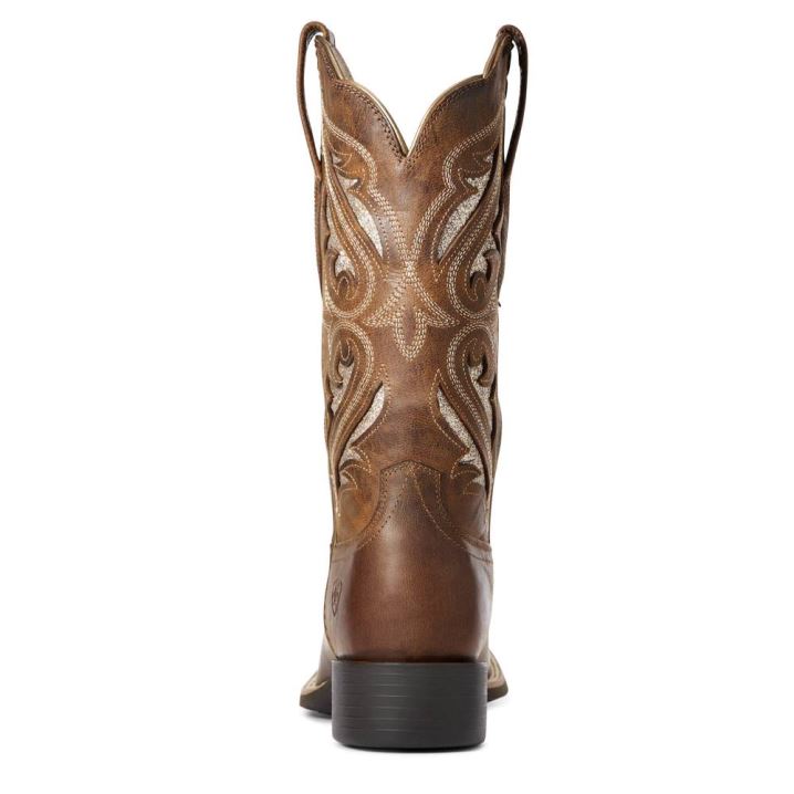 Ariat Round Up Bliss Western Boot Braun | jDIuuBuN