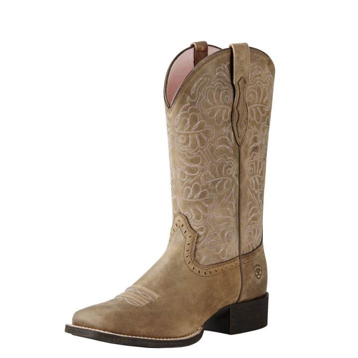 Ariat Round Up Remuda Western Boot Braun | ffYsdlji