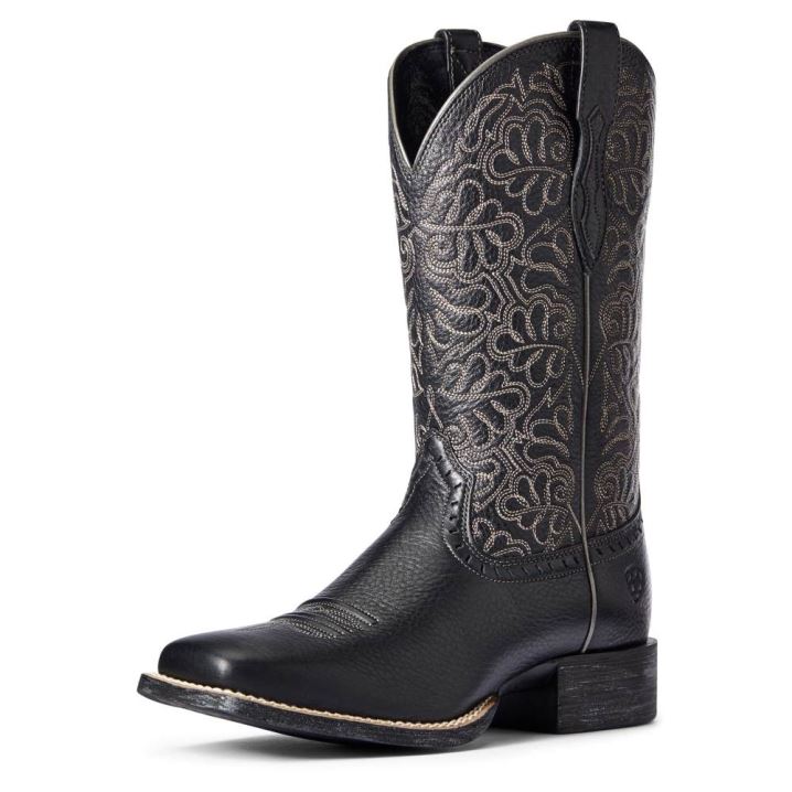 Ariat Round Up Remuda Western Boot Schwarz Braun | 11ijYMyC