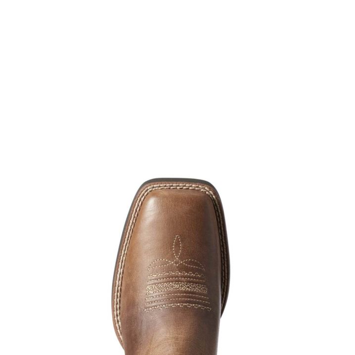 Ariat Round Up Skyler Western Boot Hellbraun | cIaemsph