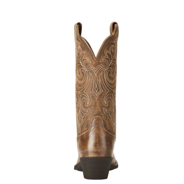 Ariat Round Up Square Kappe Western Boot Vintage Bomber | xgDqbfwg