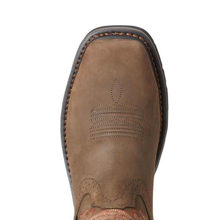 Ariat Sierra Delta Wasserdichte Steel Kappe Arbeits Boot Braun | zHoO5b2j