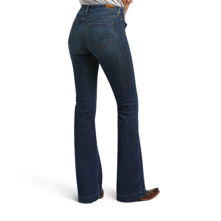 Ariat Slim Trouser Bessie Weite Leg Jean Pacific | Pk2Fm4jO