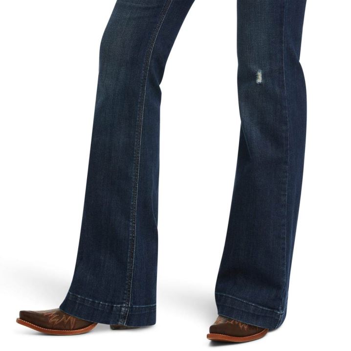 Ariat Slim Trouser Bessie Weite Leg Jean Pacific | Pk2Fm4jO