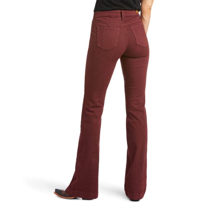 Ariat Slim Trouser Ella Weite Leg Jean Rosa | eDUl20S4