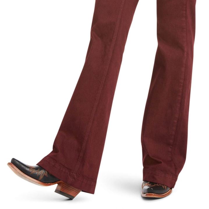 Ariat Slim Trouser Ella Weite Leg Jean Rosa | eDUl20S4