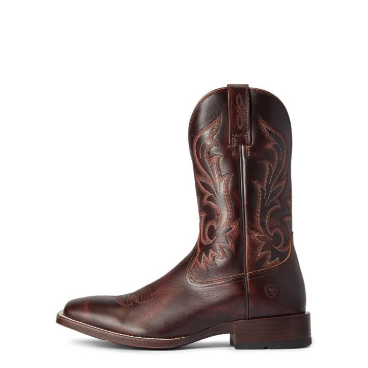 Ariat Slim Zip Ultra Western Boot Rot Braun | q31E4G1z