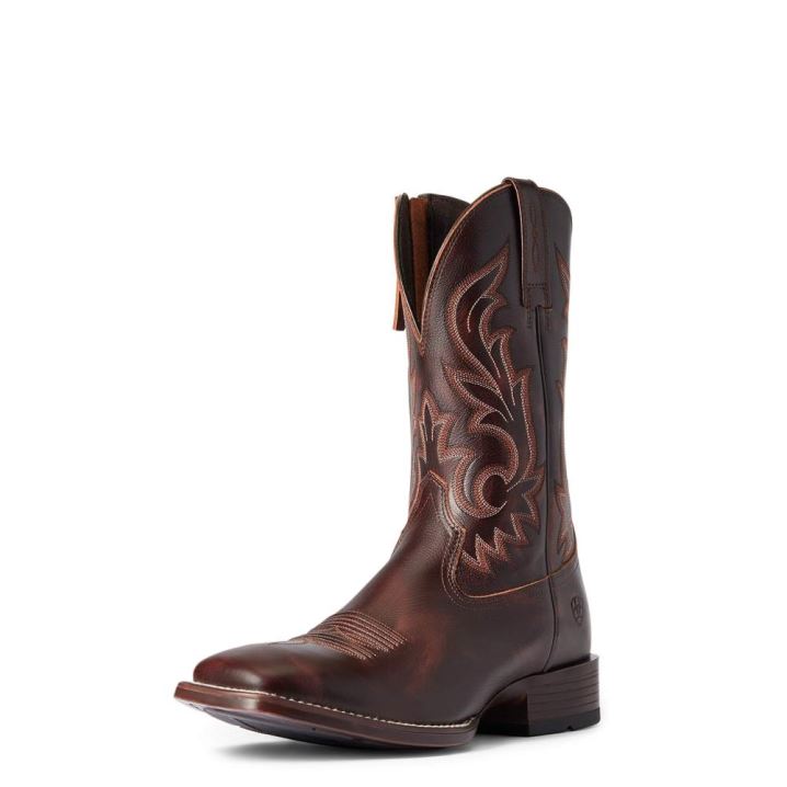 Ariat Slim Zip Ultra Western Boot Rot Braun | q31E4G1z