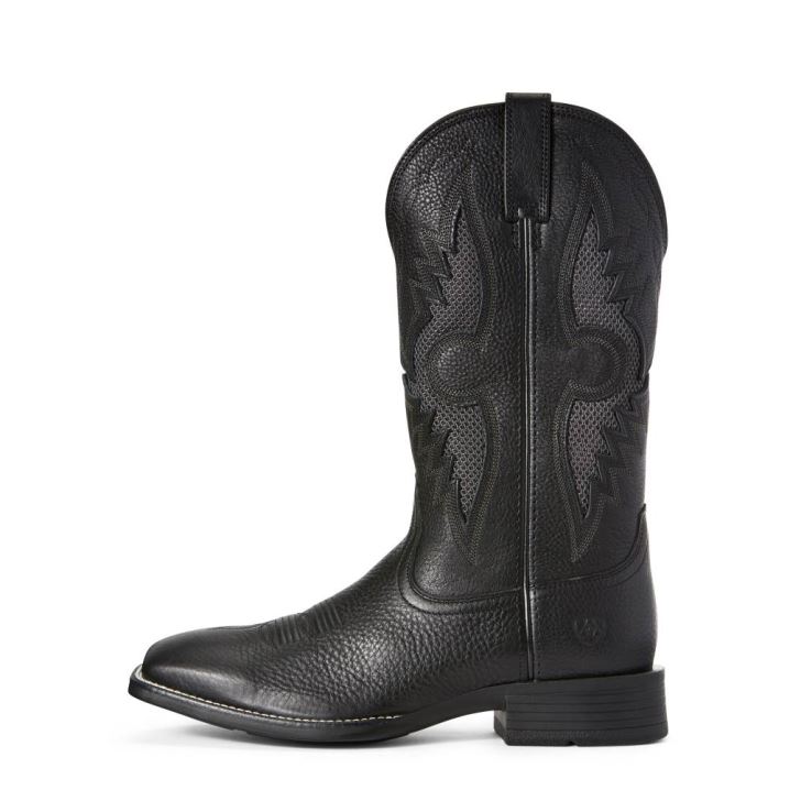 Ariat Solado VentTEK Western Boot Schwarz Dunkelgrau | jxq8QCLm