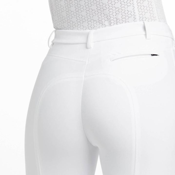 Ariat Speranza Knee Patch Breech Weiß | NeVYEedh