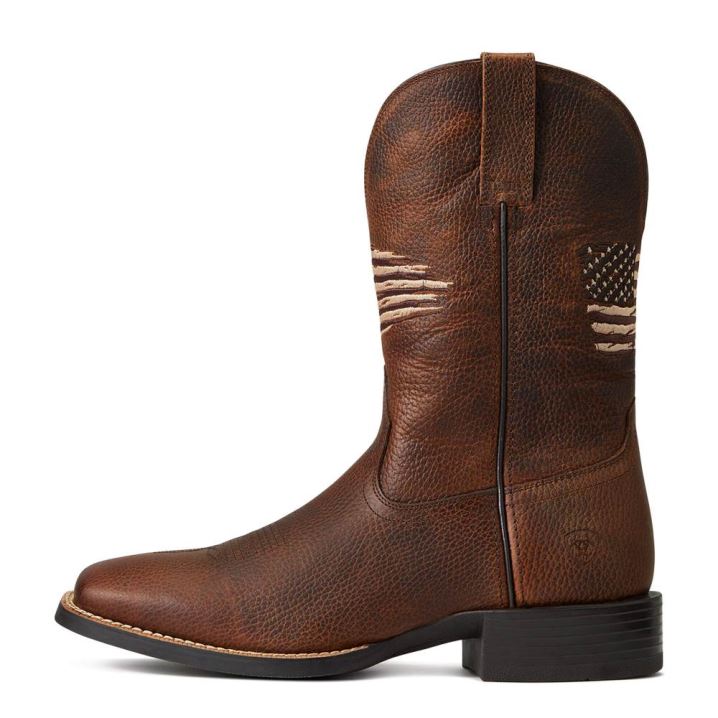 Ariat Sport All Country Western Boot Braun | qDNiMY9U