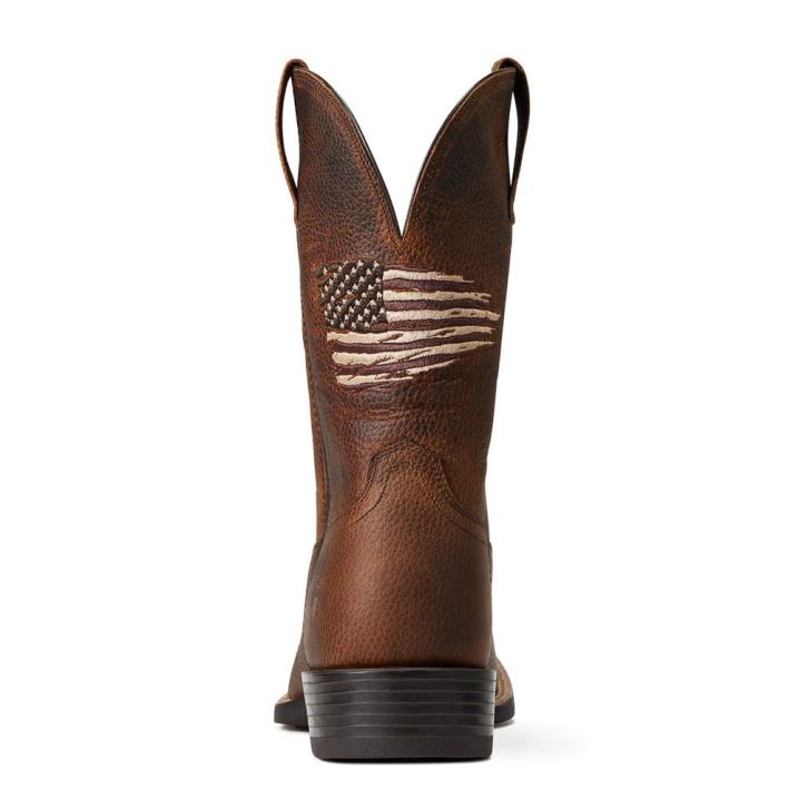 Ariat Sport All Country Western Boot Braun | qDNiMY9U