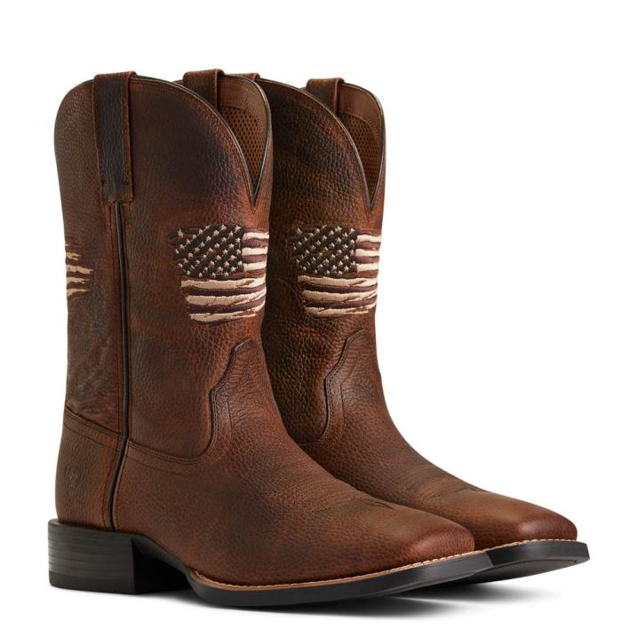 Ariat Sport All Country Western Boot Braun | qDNiMY9U