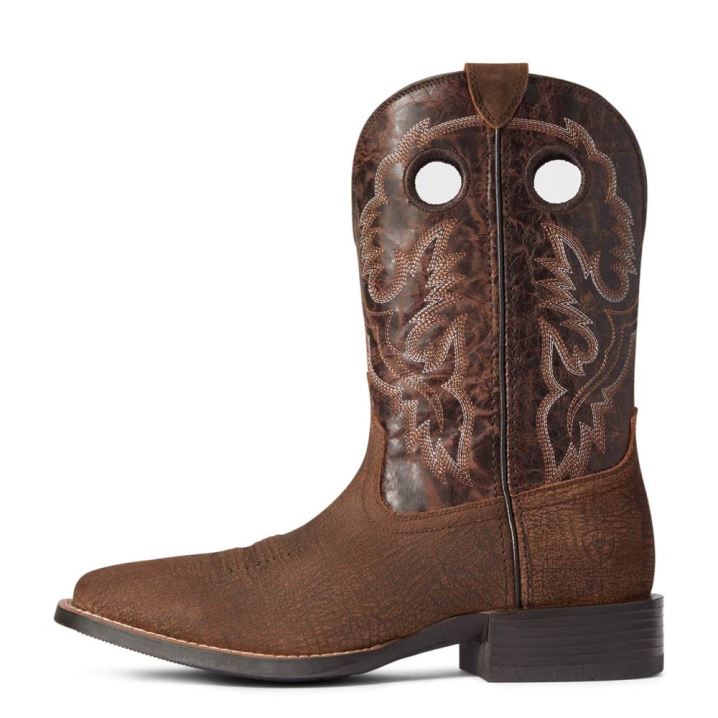 Ariat Sport Buckout Western Boot Rough Ginger | ZadbYx4R