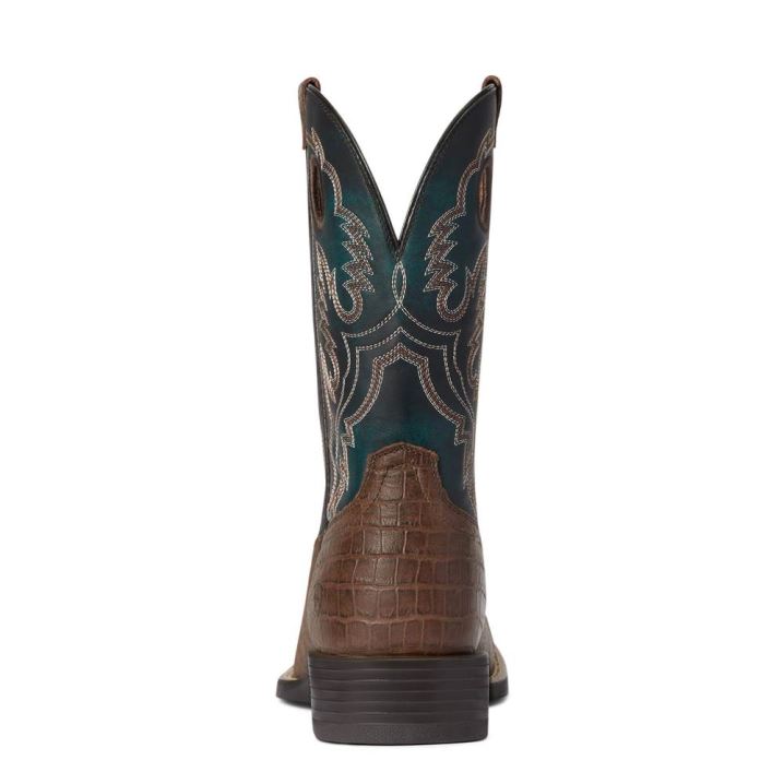 Ariat Sport Buckout Western Boot Schokolade | 0AaRuPxI