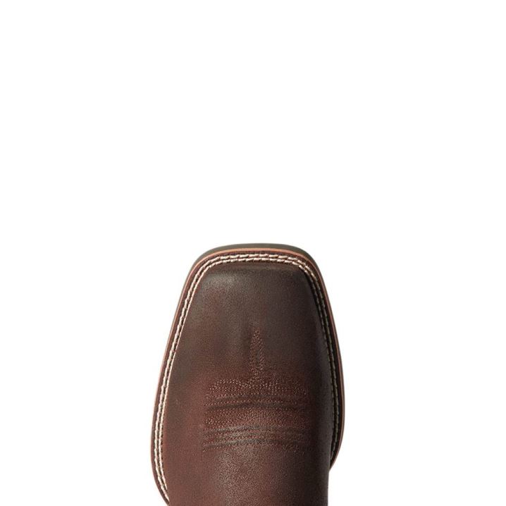 Ariat Sport Cason Western Boot Mahogany Suede | x9OP1Y2O