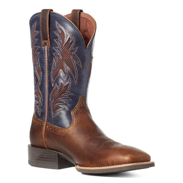 Ariat Sport Cool VentTEK Western Boot Braun | 6waCPkYF