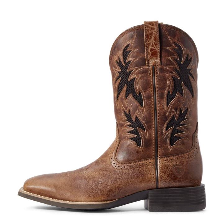 Ariat Sport Cool VentTEK Western Boot Dunkelbraun | oDZaxtZo