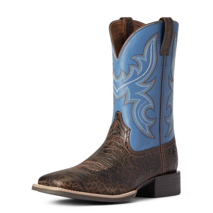 Ariat Sport Cow Country Western Boot Braun | 99qyhMia