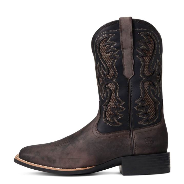 Ariat Sport Fresco VentTEK Western Boot Braun | tMgHXq8i